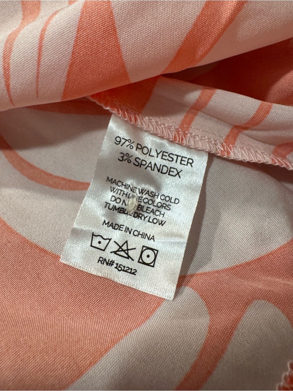 NWT Mary Square Addison Dress, Sail Away Coral Print, Size Medium - Picture 4 of 6